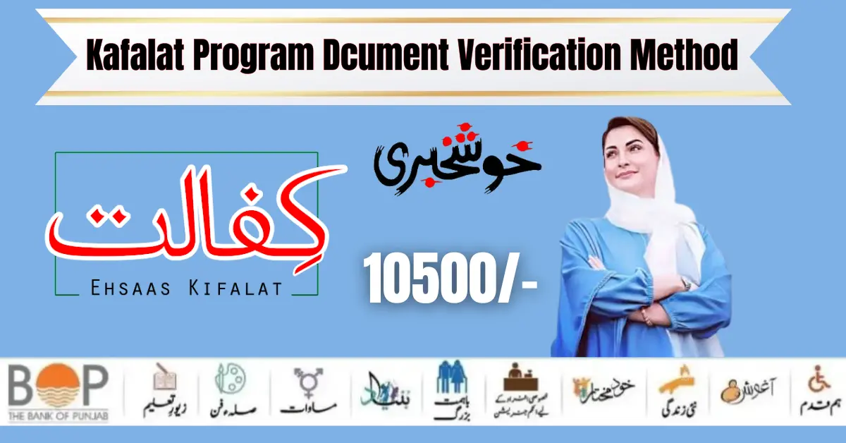 How to Document Verification Benazir Kafalat Program 2024