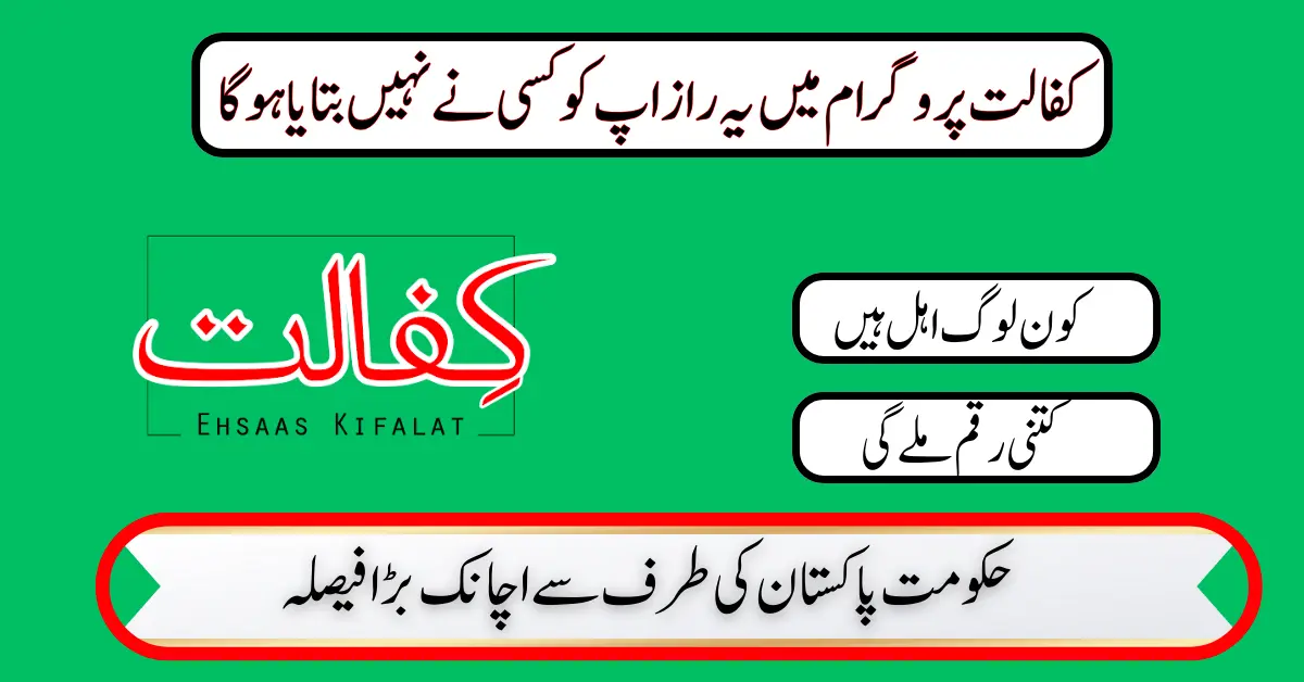 Good News Benazir Kafalat New Payment Start BISP Tehsil Office 2024 