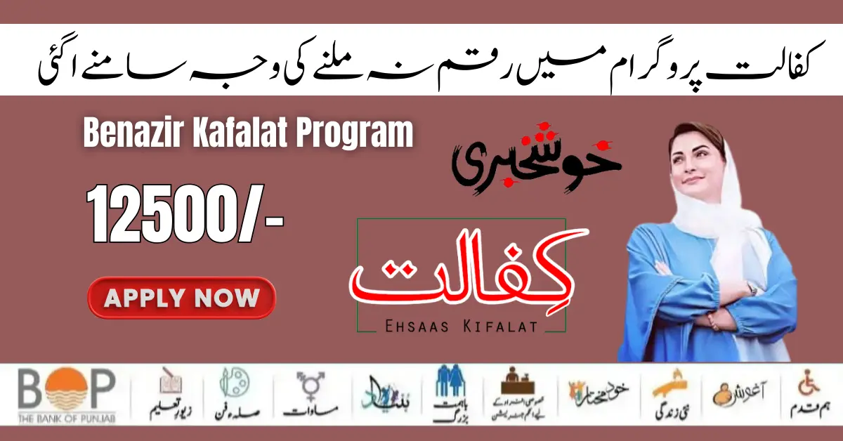 Get New Payment 12500 Benazir Kafalat Program Latest Update 