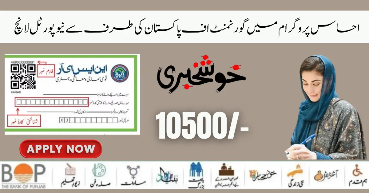 8171 Web Portal Government of Pakistan 10500 Ehsaas Program 2024