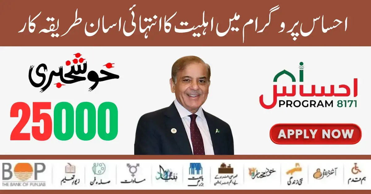 How to Apply Ehsaas Program 25000 New Payment For Poor Family