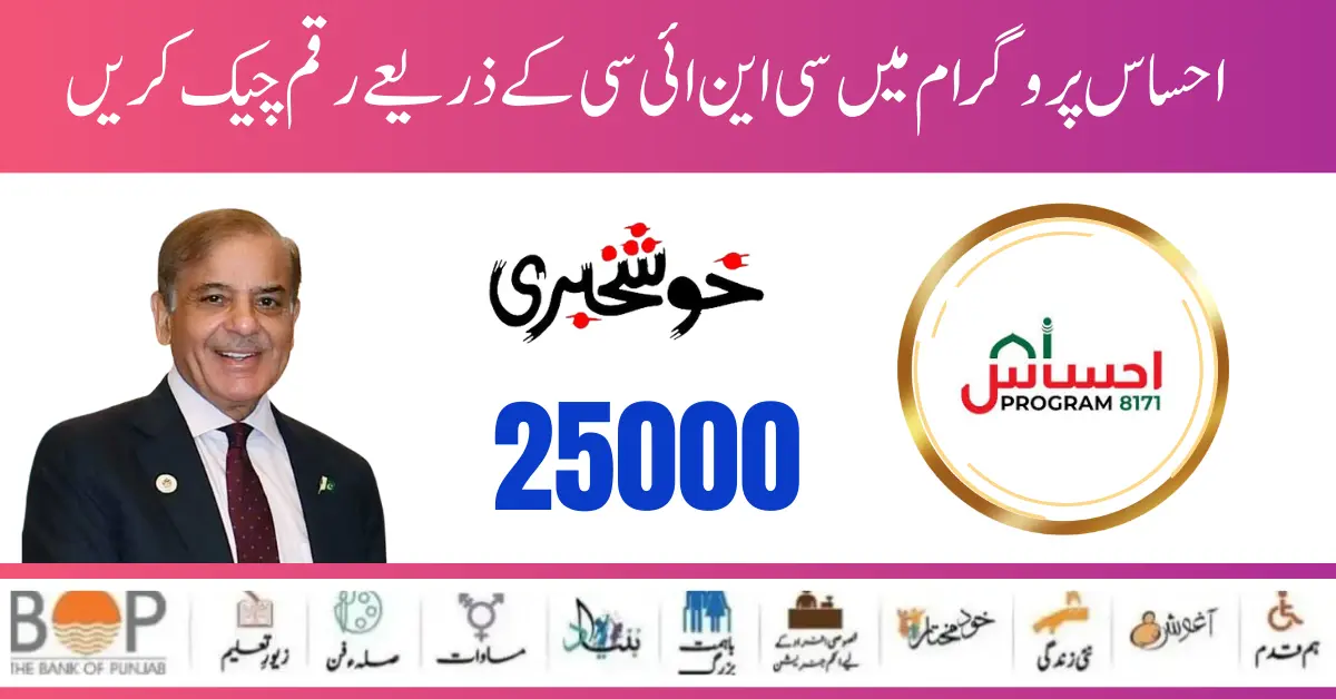 Ehsaas Program CNIC Check By Online Registration Process Start 2024
