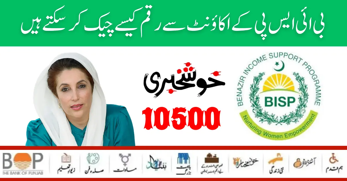 How to Check New Payment 10500 Benazir Income Support Program [Latest Update]