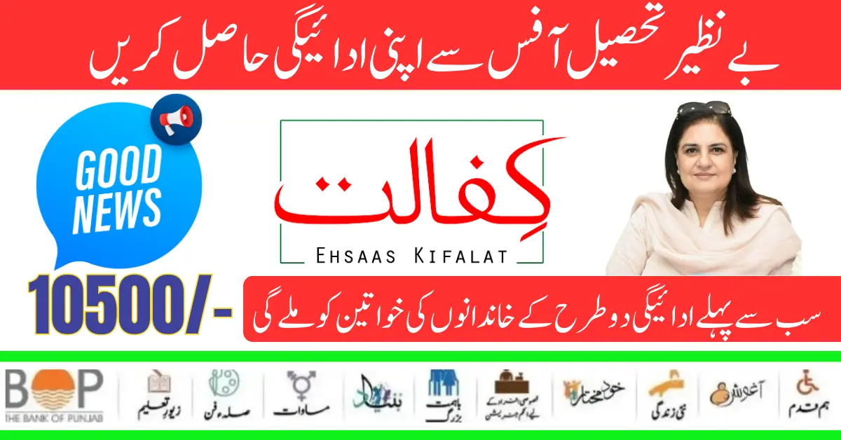 How to Get New Payment 12500 Benazir Kafaalat Program Through BISP Tehsil Office