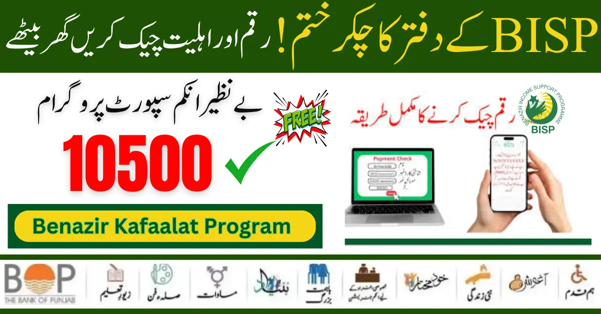 8171 BISP Kafaalat Programme Check CNIC Online Eligibility