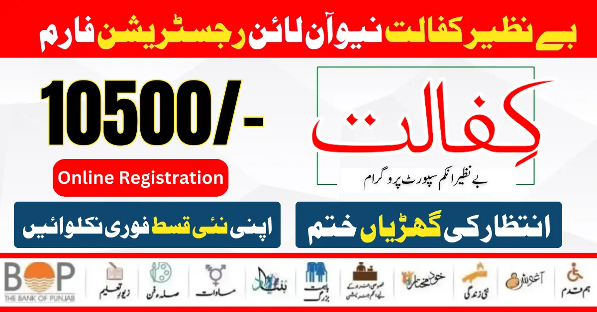 Benazir Kafaalat 8171 New Online Registration Form Launch For Ineligible Families